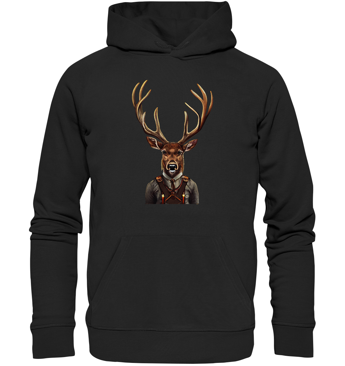 Organic Hoodie Bayerischer Hirsch Heinrich